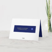 Religieuze Christelijke Kerst Kaart — Geloof (Achterkant)