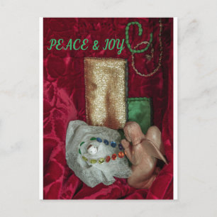 Religieuze Christelijke Kerst Kaart Jesus & Angel