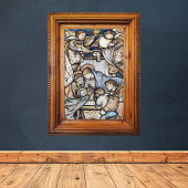 Religieuze Christelijke Kerstmiskerststal Burne-Jo Poster