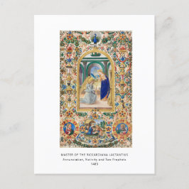 Religieuze Christelijke kerstviering Briefkaart