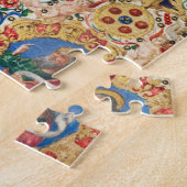 Religieuze Christelijke kerstviering Legpuzzel (Zijkant)