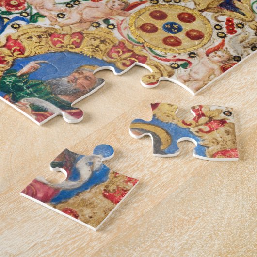 Religieuze Christelijke kerstviering Legpuzzel (Zijkant)