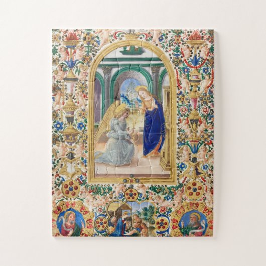 Religieuze Christelijke kerstviering Legpuzzel (Verticaal)