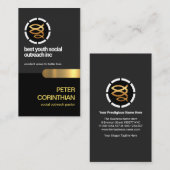 Religieuze Christelijke lagepredikant van de visre Visitekaartje (Voorkant / Achterkant)