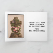 Religieuze Christelijke St. Valentijnsdag Feestdagen Kaart (Binnen)