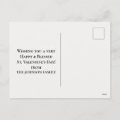  Religieuze Christelijke St. Valentijnsdag Feestdagenkaart (Achterkant)