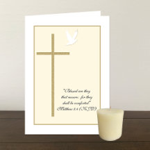 Religieuze Christelijke sympathiekaart — Cross & D