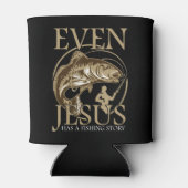 Religieuze Christelijke vissers, zelfs Jezus heeft Blikjeskoeler (Achterkant)