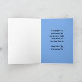 Religieuze Christelijke Vuurtoren Vaderdag Kaart (Binnen)