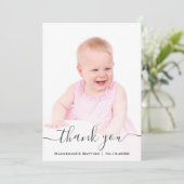 Religieuze Christening Baptisme Communauteit Chris Bedankkaart (Staand voorkant)