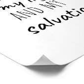 Religieuze citaten korte, Christelijke zinnen Poster (Hoek)