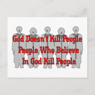 Religieuze Crazies Briefkaart