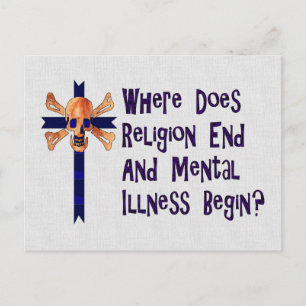 Religieuze Crazies Briefkaart