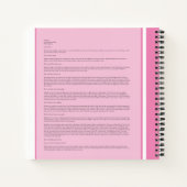 Religieuze creatie van het World Journal Homeschoo Notitieboek (Achterkant)