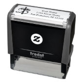 Religieuze cross self-inking retour adres stempels (Product)