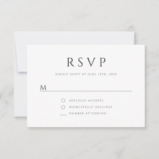 Religieuze Cross Taupe Boy First Communie RSVP Kaartje (Voorkant)