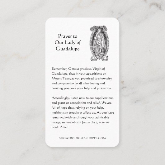 Religieuze Dame van de katholieke Heilige Geest Gu Plaatskaartje (Achterkant)