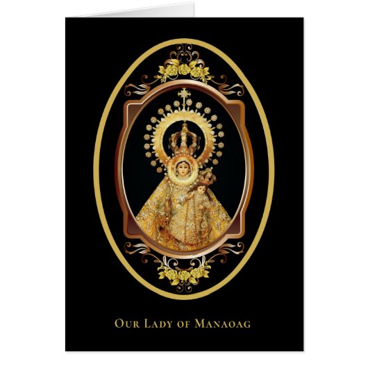 Religieuze Dame van Manaoag Filipijnen Katholiek (Voorkant)