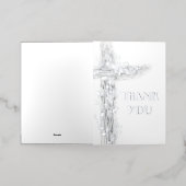 Religieuze Dank je Folie Wenskaart (Buiten Laag)
