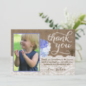 Religieuze dank je kaart voor jongen met het Heili (Staand voorkant)