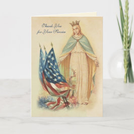 Religieuze Dank u voor uw service katholieke Kaart
