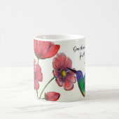 Religieuze denking van jullie bloemen met Hummingb Koffiemok (Center)