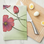 Religieuze denking van jullie bloemen met Hummingb Theedoek (Quarter Fold)