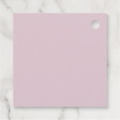 Religieuze doop doopsel dank u Floral Bedankjes Labels (Achterkant)