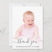 Religieuze Doop Eerste Communie Christelijk Bedankkaart (Voorkant)