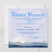 Religieuze Easter Bunch Uitnodigingen (Achterkant)