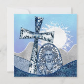 Religieuze Easter Bunch Uitnodigingen (Voorkant)