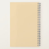 Religieuze eindexamennaam stralenkrans notitieboek (Achterkant)