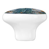 Religieuze elegante faux gebrandschilderd glas Eng Keramische Knop (Zijkant)