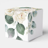 Religieuze Elegante Rozen Green Wash Cross Bedankdoosjes (Achterkant)