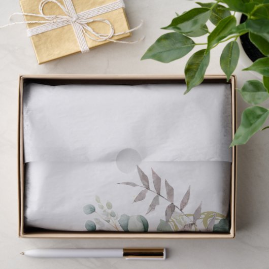 Religieuze Elegante Rozen Groen Kruis Persoonlijk Tissuepapier (Geschenk)