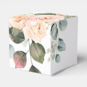 Religieuze Elegante Rozen Pink Wash Cross Bedankdoosjes (Achterkant)