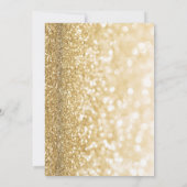 Religieuze Elegeant Classic Gold Design Wedding Kaart (Achterkant)