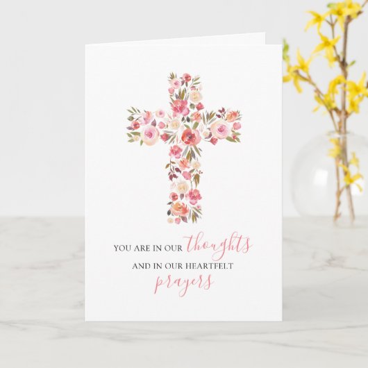 Religieuze emens | Gedachten en gebeden Kaart (Gele Bloem)