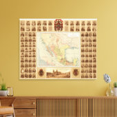 Religieuze en seculiere figuren van Mexico Canvas Afdruk (Insitu (Woonkamer))