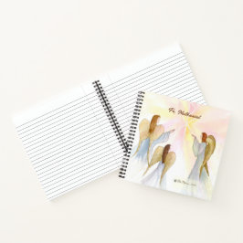 Religieuze engelen gepersonaliseerd notitieboek