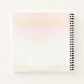 Religieuze engelen gepersonaliseerd notitieboek (Achterkant)