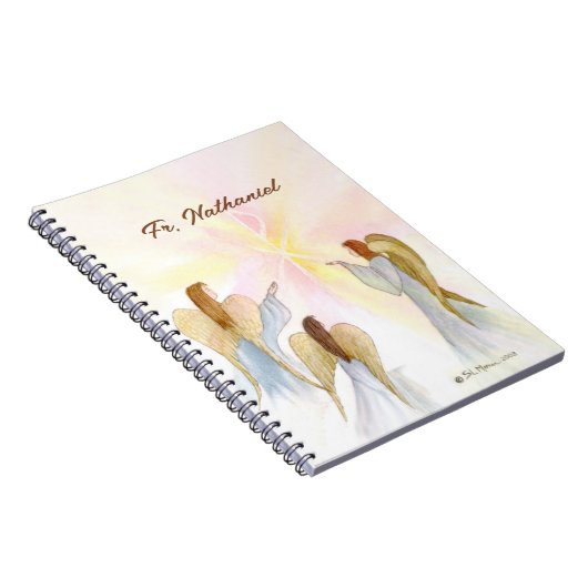 Religieuze engelen gepersonaliseerd notitieboek (Rechterzijde)