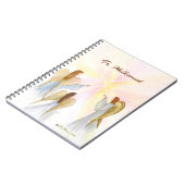 Religieuze engelen gepersonaliseerd notitieboek (Linkerzijde)