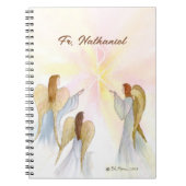 Religieuze engelen gepersonaliseerd notitieboek (Voorkant)