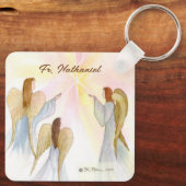 Religieuze engelen gepersonaliseerd sleutelhanger (Achterkant)