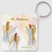 Religieuze engelen gepersonaliseerd sleutelhanger (Achterkant)