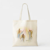 Religieuze engelen gepersonaliseerd tote bag (Achterkant)