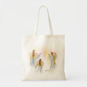 Religieuze engelen gepersonaliseerd tote bag (Voorkant)