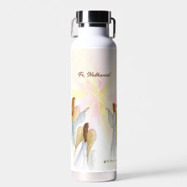 Religieuze engelen gepersonaliseerd waterfles
