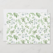 Religieuze Eucalyptus Bewaar de datum Fotokaart Save The Date (Achterkant)